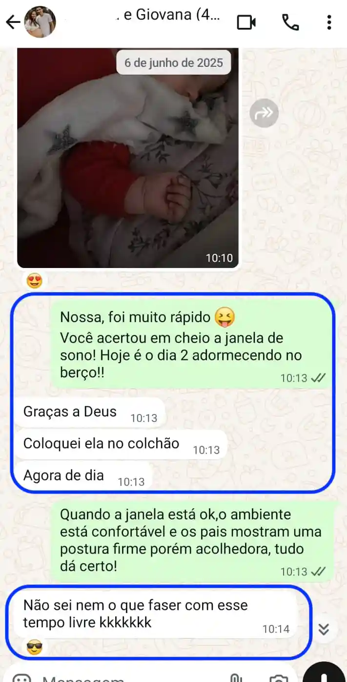 Depoimento de Giovana (4 meses)