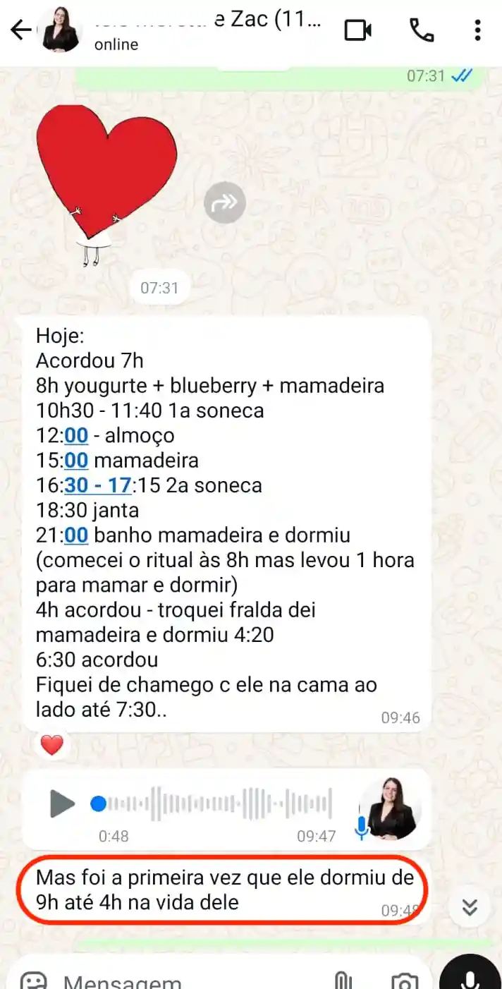 Depoimento de Zac