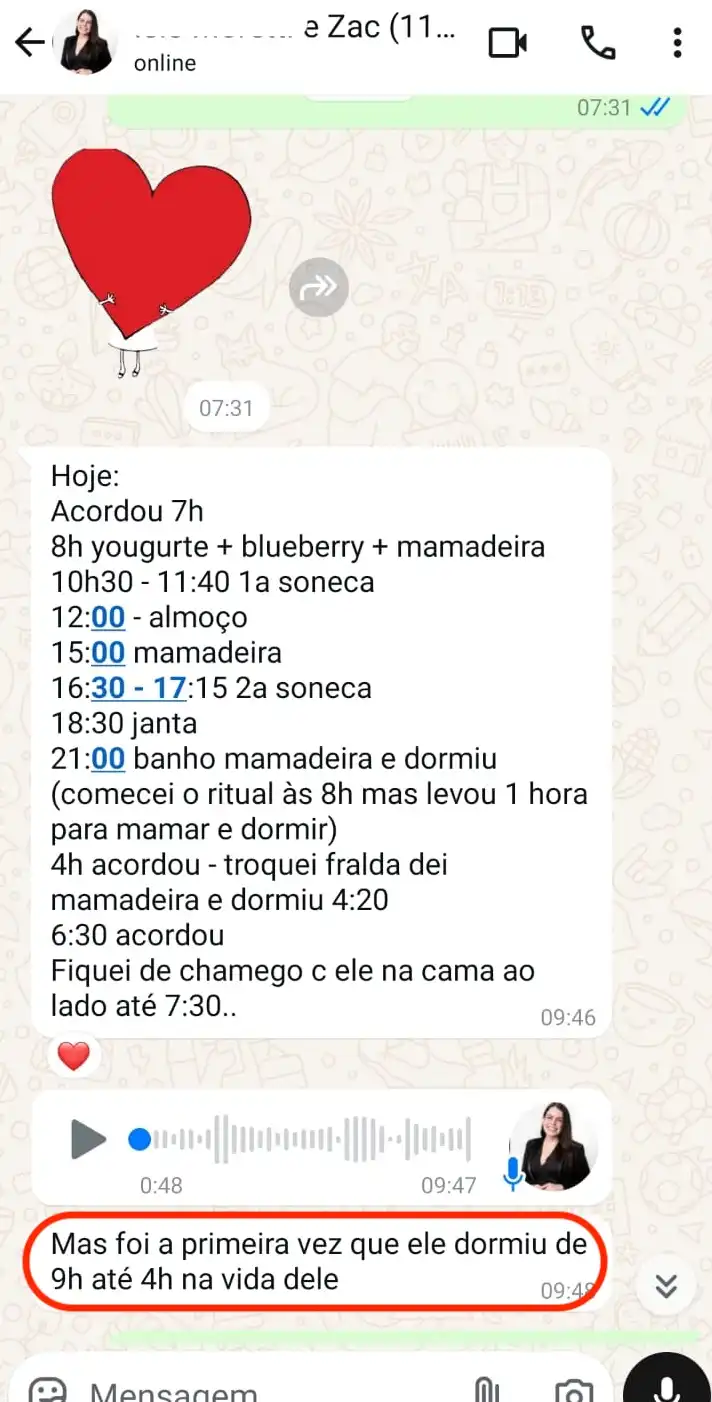 Depoimento de Zac