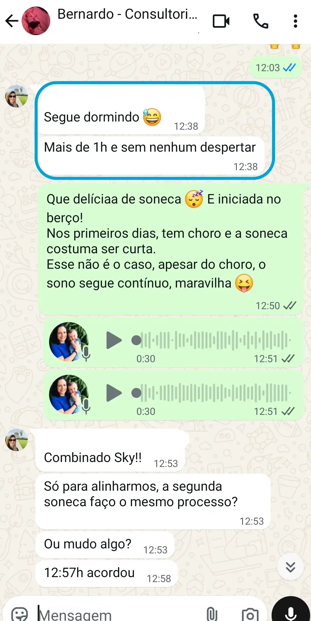 Depoimento de Bernardo - Soneca longa