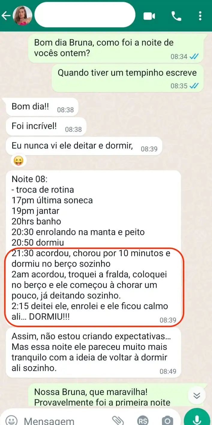 Depoimento de Bruna e Romeo