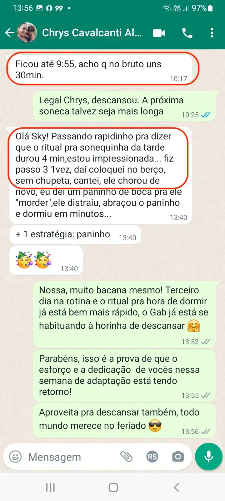 Depoimento em imagem