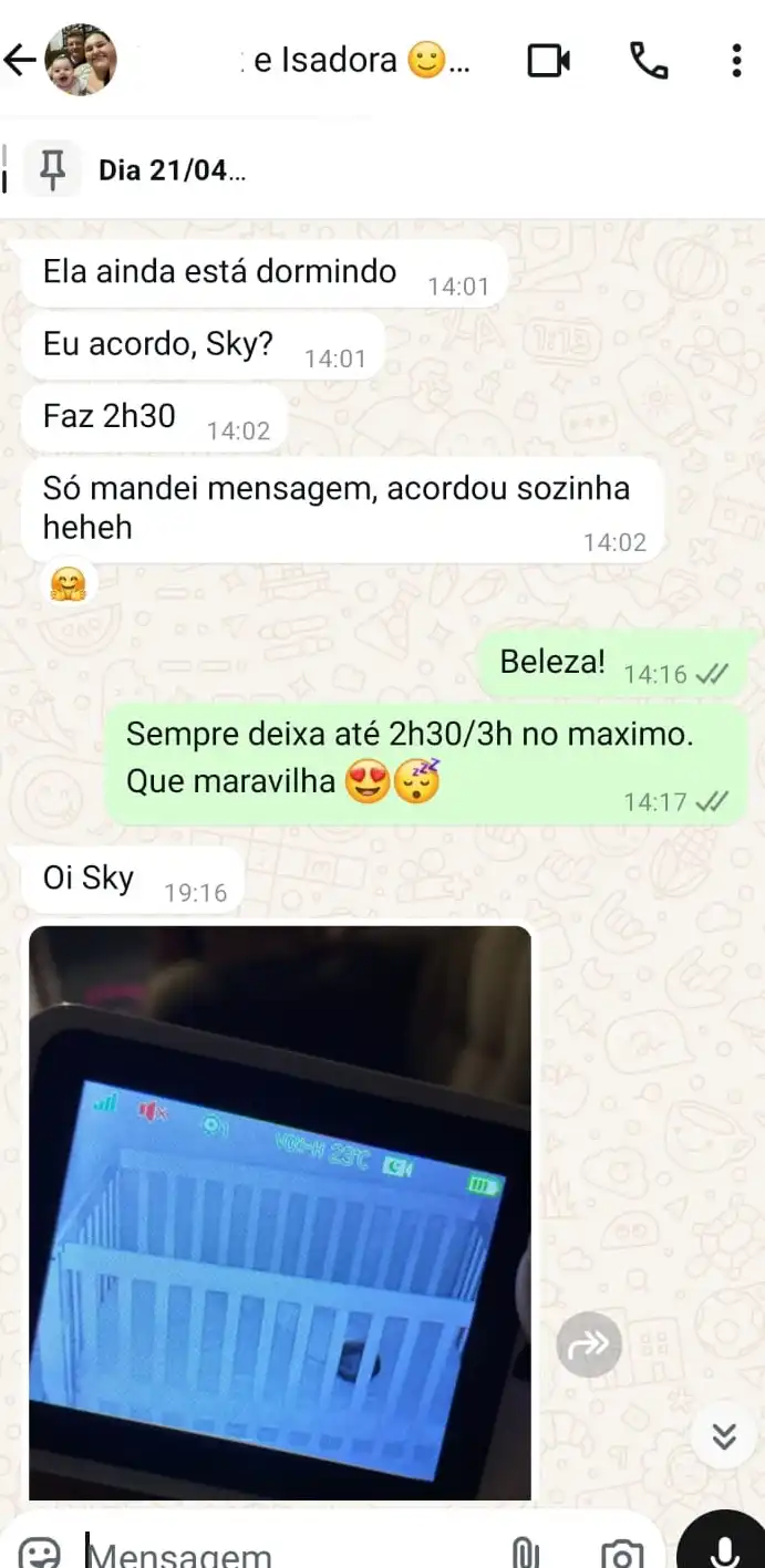 Depoimento de Isadora (1 ano)