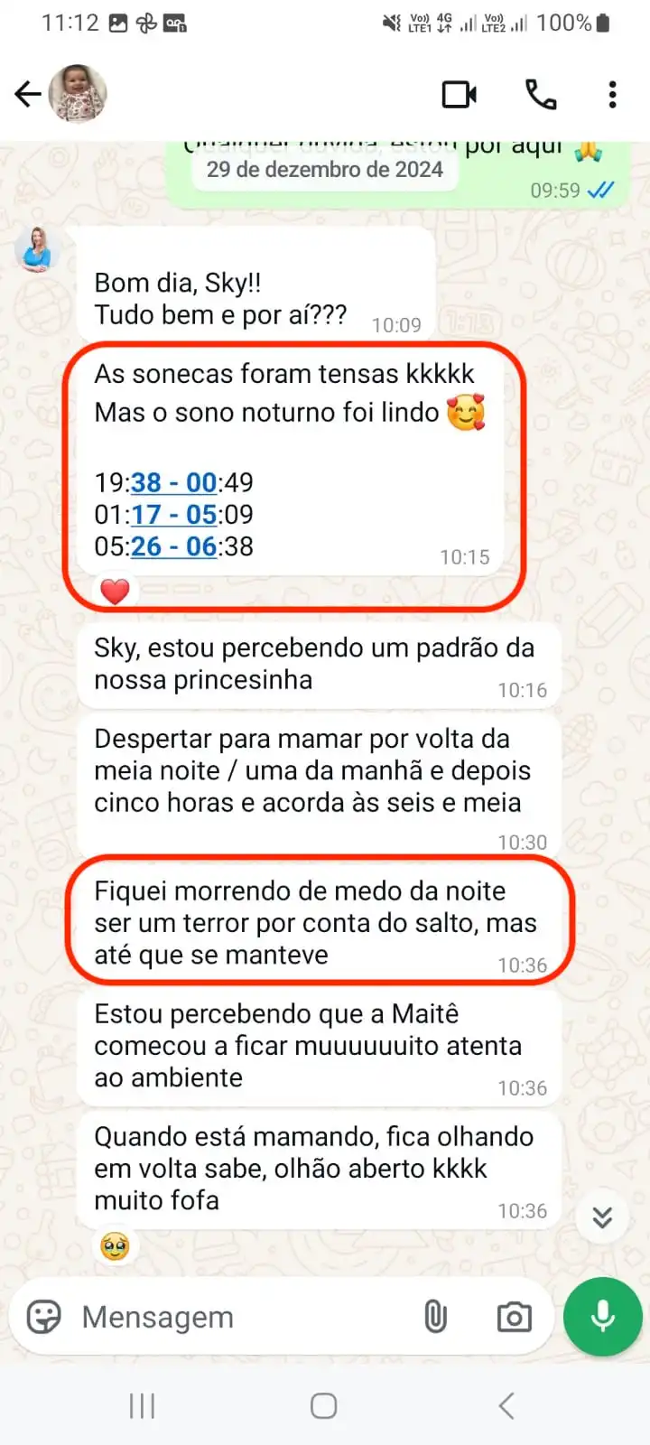 Depoimento de Jéssica e Maitê (1 mês e 16 dias)