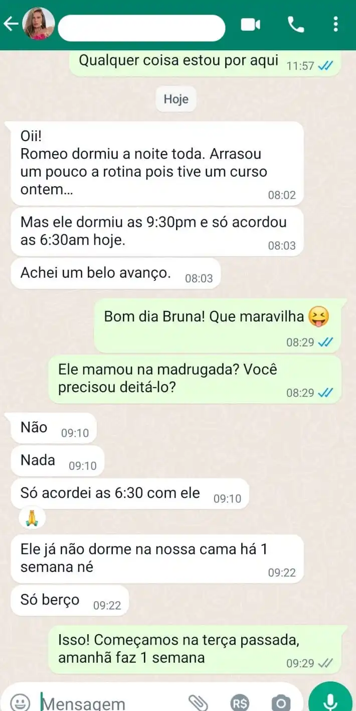 Depoimento de Romeo (1 ano e 1 mês)